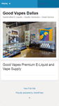 Mobile Screenshot of goodvapes.com